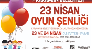 BELEDİYEDEN ÇOCUKLARA OYUN ŞENLİĞİ