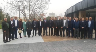 İl Başkanı Abidin Çağlayan Millet Bahçesinde incelemelerde bulundu