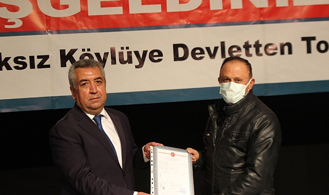 DAĞITIMI YAPILAN TOPRAKLAR YEŞERİYOR. KARAMAN ÜRETİYOR