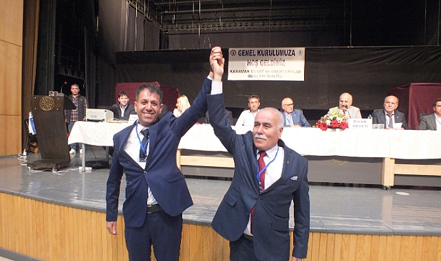 Karaman Esnaf ve Sanatkâr Odaları Birliği'nde yeni Başkan belli oldu