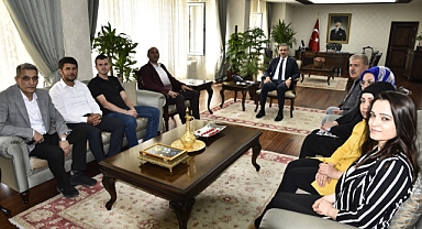 Bağcıoğlu'ndan Vali Tuncay Akkoyun’a ziyaret gerçekleştirdi.