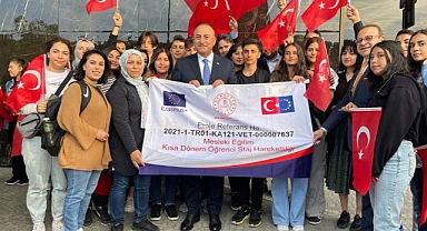 Çavuşoğlu ve Büyükelçi Bağış'a Sürpriz Ziyaret