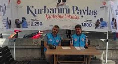 Karaman'da 'Kurban Bağış Standı' açıldı