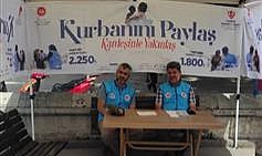 Karaman'da 'Kurban Bağış Standı' açıldı