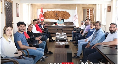 KARAMAN FK YÖNETİMİNDEN GENÇLİK VE SPOR İL MÜDÜRLÜĞÜNE ZİYARET