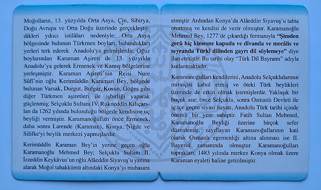 Karamanoğulları Dönemine Ait Hatıra Para Bastırıldı