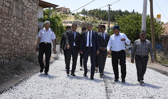 Akkoyun Morcalı Köyündeki Asfalt Çalışmalarını İnceledi