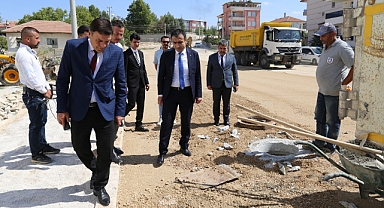 BAŞKAN KALAYCI ÇALIŞMALARI YERİNDE İNCELEDİ