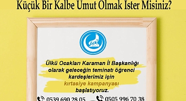 Karaman Ülkü Ocakları ihtiyaç sahibi öğrenciler için kolları sıvadı