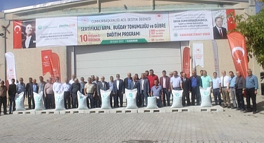 TOHUM DAĞITIMI YAPILDI