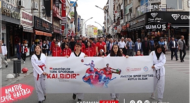 AMATÖR SPOR HAFTASI RENKLİ GÖRÜNTÜLER EŞLİĞİNDE BAŞLADI