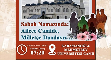 Sabah Namazı Buluşmasına Davet