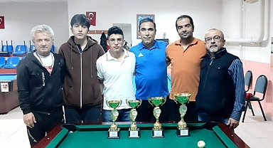 BİLARDO’DA ŞAMPİYONLAR BELLİ OLDU