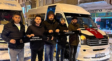 AK PARTİ KARAMAN GENÇLİK KOLLARI DESTEK İÇİN YOLLARDA
