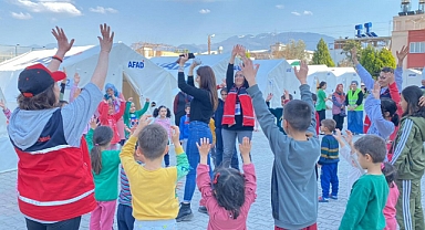 Karaman Psikososyal Destek Ekibi Depremzede Çocuklar İçin Osmaniye'de