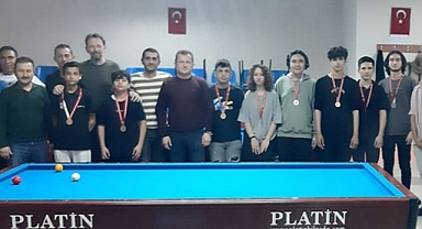 BİLARDO’DA HEYECAN SONA ERDİ