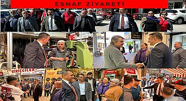 CHP MİLLETVEKİLİ ADAYLARINDAN ESNAF ZİYARETİ