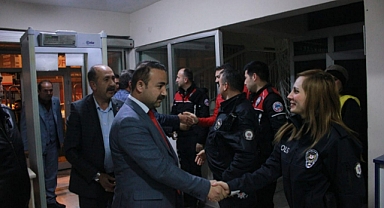 Mesut Soyfidan Polis Noktasını Ziyaret Etti