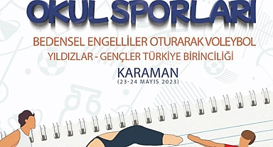 OTURARAK VOLEYBOLUN KALBİ KARAMAN’DA ATACAK