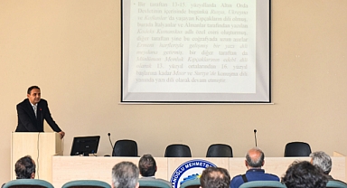 'TÜRKÇENİN TARİHİ GELİŞİMİ' KONULU KONFERANS