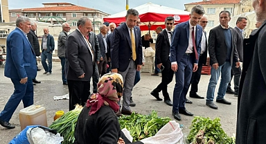 ÜNVER ERMENEK'TE SEÇİM OFİSİ AÇILIŞINDA KONUŞTU