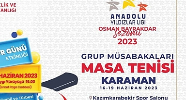 ANALİG MASA TENİSİ GRUP MÜSABAKALARI KARAMAN’DA YAPILACAK