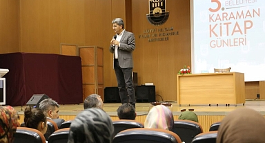 KARAMAN KİTAP GÜNLERİ'NİN KONUĞU CANTEN KAYA OLDU