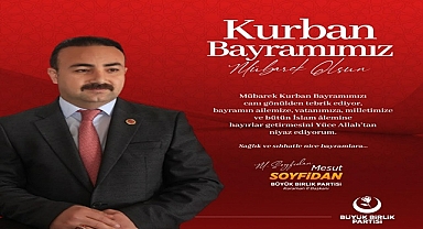 Mesut Soyfidan’ın Kurban Bayramı Mesajı