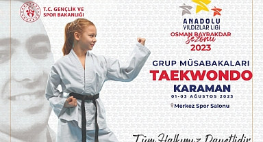 KARAMAN, ANALİG TEKVANDO GRUP MÜSABAKALARINA EV SAHİPLİĞİ YAPACAK