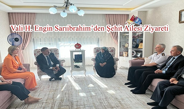 Vali İlk Ziyaretini Şehit Ailesine Yaptı
