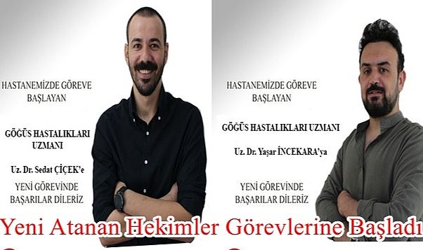 Yeni Atanan Hekimler Görevlerine Başladı