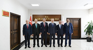 Yükseköğretim Kurulu Başkanı (YÖK) Sn. Prof. Dr. Erol Özvar, Karaman'a Geldi