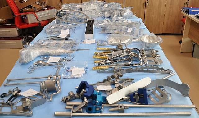 Eğitim ve Araştırma Hastanesine Cerrahi Alet Alındı