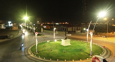 İBRAHİM ÖKTEM BULVARI IŞIL IŞIL OLDU