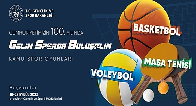 KAMU SPOR OYUNLARI BAŞVURULARI BAŞLIYOR