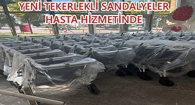 YENİ TEKERLEKLİ SANDALYELER HASTA HİZMETİNDE