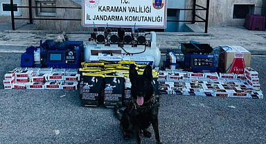 Karaman İl Jandarma Komutanlığı Kaçakçılıkla Mücadele Operasyonu Gerçekleştirdi