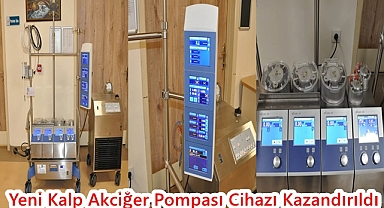 Yeni Kalp Akciğer Pompası Cihazı Kazandırıldı