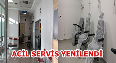 ACİL SERVİS YENİLENDİ