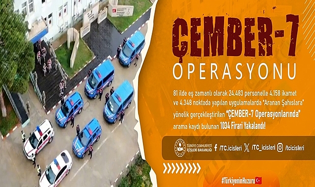 Çember-7 Operasyonu Gerçekleştirildi