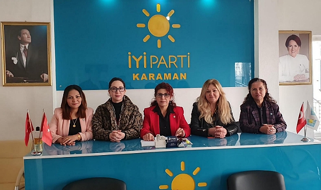 İYİ Parti Karaman Kadın Politikaları Başkanlığı Basın Açıklamasında Bulundu