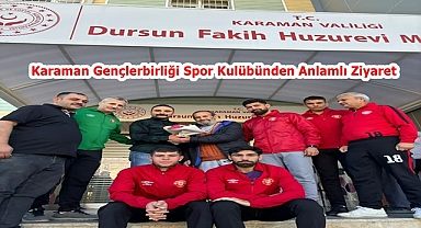 Karaman Gençlerbirliği Spor Kulübünden Anlamlı Ziyaret