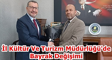 Karaman İl Kültür Ve Turizm Müdürlüğü'de Bayrak Değişimi