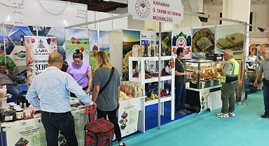 KARAMAN İL TARIM ve ORMAN MÜDÜRLÜĞÜ ANTALYA YÖREX YÖRESEL ÜRÜNLER FUARINDA.