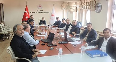 TARIMSAL ÜRETİM PLANLAMASI TOPLANTISI GERÇEKLEŞTİRİLDİ.