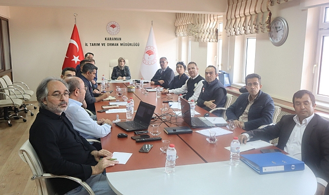 TARIMSAL ÜRETİM PLANLAMASI TOPLANTISI GERÇEKLEŞTİRİLDİ.