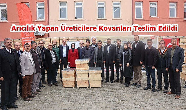 Arıcılık Yapan Üreticilere Kovanları Teslim Edildi