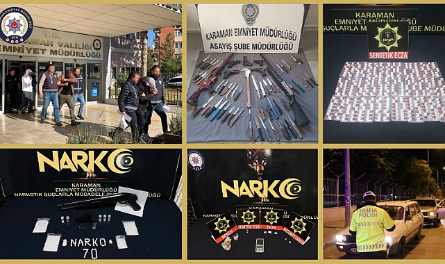 İl Emniyet Müdürlüğü Operasyonlara Devam Ediyor