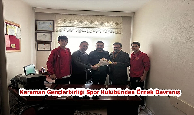 Karaman Gençlerbirliği Spor Kulübünden Örnek Davranış