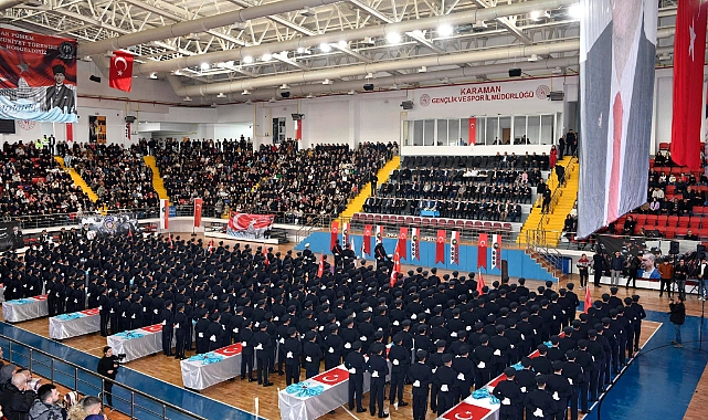 Karaman Polis Meslek Eğitim Merkezi’nin 29.Dönem Mezuniyet Törenini Gerçekleştirildi